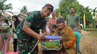 Danrem 042/Gapu Kunjungi Kampung Pancasila di Kabupaten Tebo